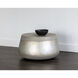 Aries 31 X 18 inch Silver Outdoor Coffee Table